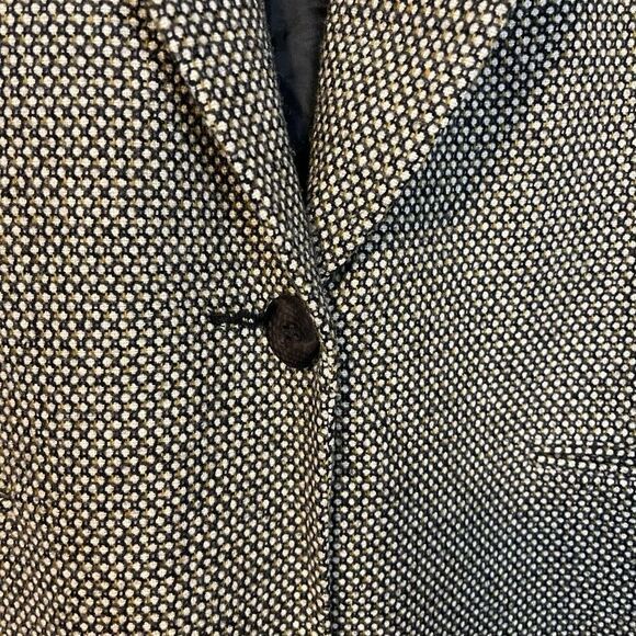 Vintage Requirements Polka Dot Textured Blazer Size 16 - Picture 3 of 6